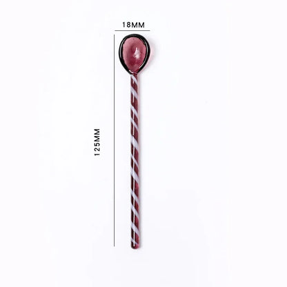 DecorBites™ Colorful Glass Stirring Spoon Set