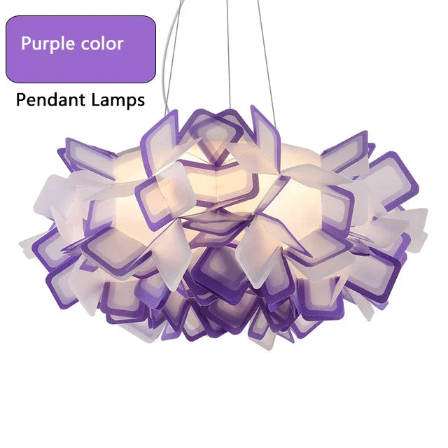 Lámpara colgante de techo con forma de flor LED DecorBites™ para sala de estar y dormitorio