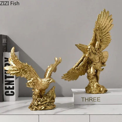 DecorBites™ Flying Eagle Resin Desk Decoration - Creative Sculpture for Room Aesthetic