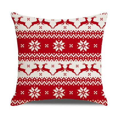 DecorBites™ Christmas Elk Letter Pillowcase 45x45cm for Living Room