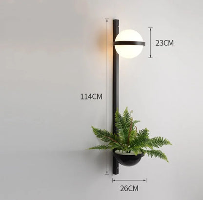 DecorBites™ LED Art Deco Wall Lights: Modern, Creative Plant Design for Home Living Room Bedroom