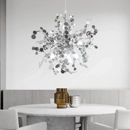 Nordic Stainless Steel 3-Light Pendant Lamp, Gold/Silver