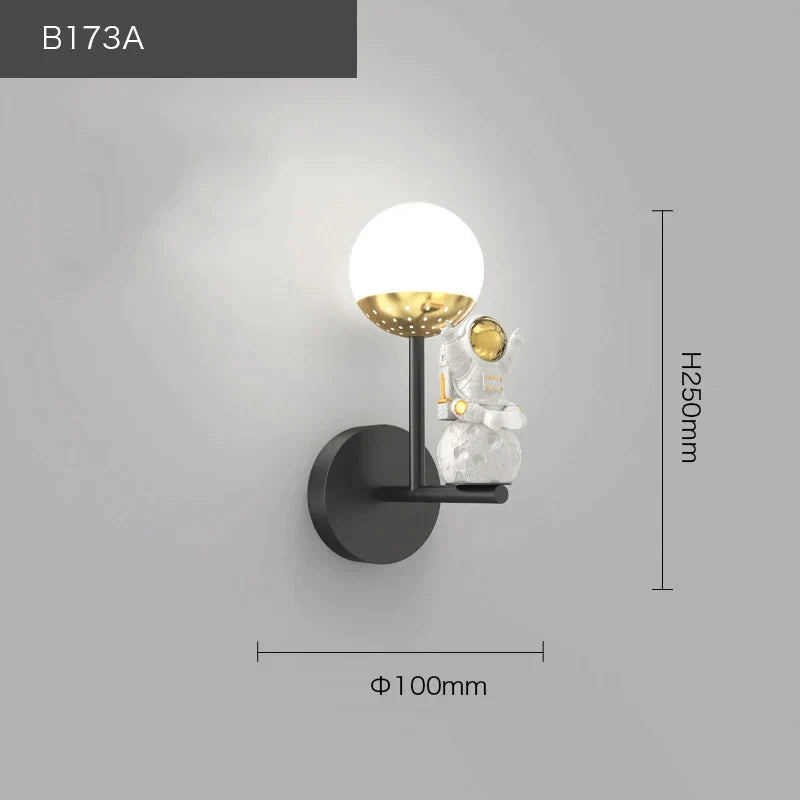 Astronaut Wall Light Fixture