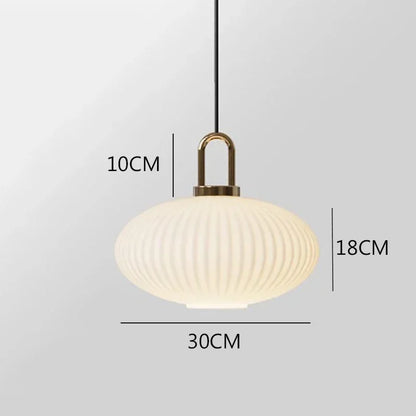 DecorBites™ Glass Stripe LED Pendant Lights for Stylish Indoor Home Decor