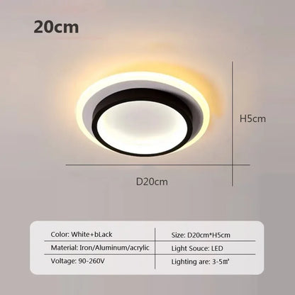 DecorBites™ LED Ceiling Light: Modern Surface Mount for Bedroom, Living Room, Hallway