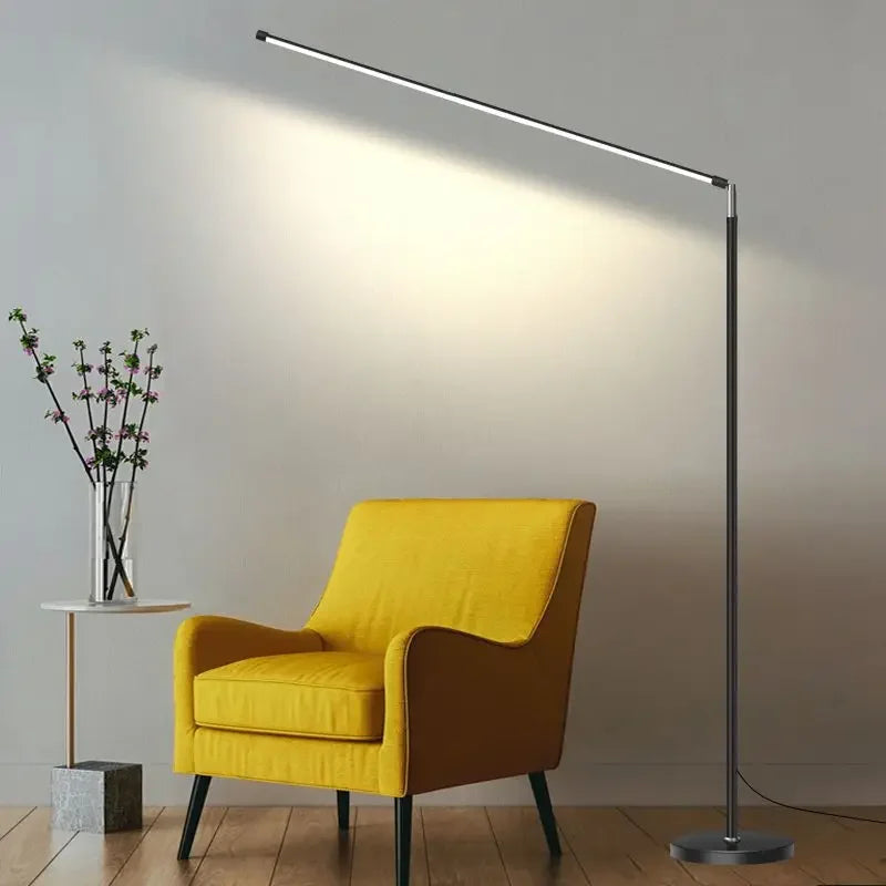 Lámpara de suelo LED Decorbites™: Accesorio de lectura minimalista súper brillante para sala de estar y dormitorio