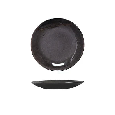 DecorBites™ Ceramic Round Plate - Nordic Design for Hotel, Restaurant, and Home Dishes