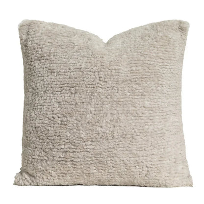 Fundas de almohada DecorBites™ con textura de café claro, 45 x 45 cm - Decoración moderna y elegante para el hogar