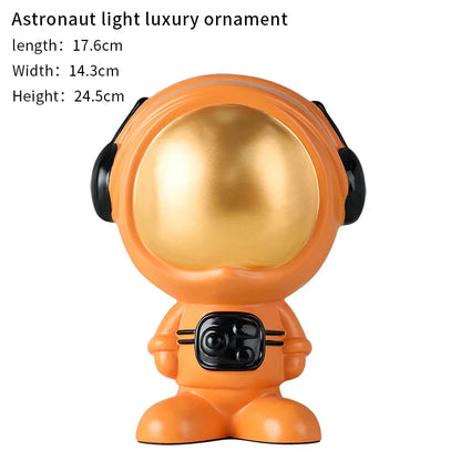 DecorBites™ Astronaut Statue Spaceman Sculpture Modern Desktop Decor Figurine Handicraft Gift