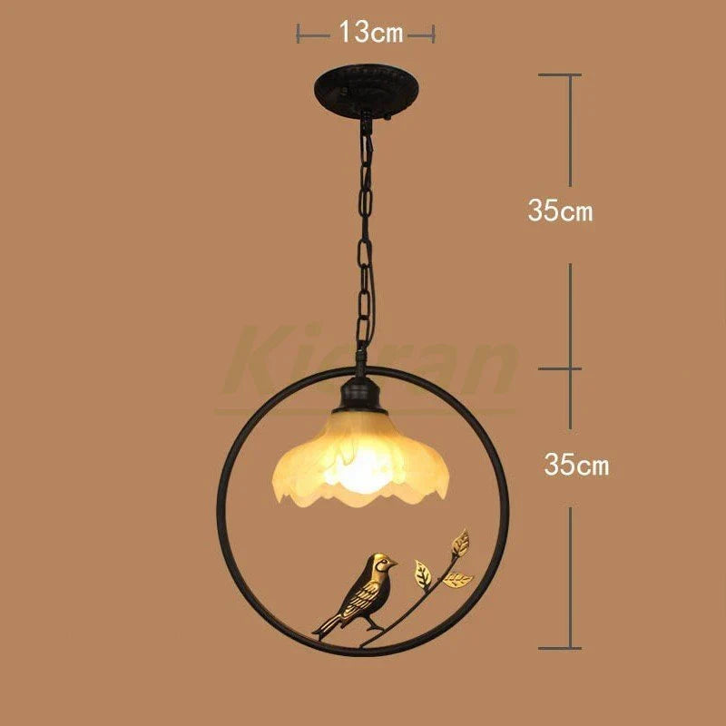 DecorBites™ Birdcage LED Chandelier: Modern Resin Pendant Lights for Bedroom, Living Room, and Restaurant