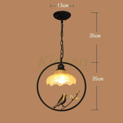 DecorBites™ Birdcage LED Chandelier: Modern Resin Pendant Lights for Bedroom, Living Room, and Restaurant