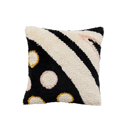 DecorBites™ Boho Big Eye Tufted Cushion Covers with Tassels for Bedroom Living Room