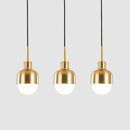 DecorBites™ Gold Iron Led Pendant Lights for Kitchen Dining Room, Modern Luminaire Hanging Lamps