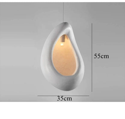 Lámpara de araña de diseño nórdico hecha a mano DecorBites™ para un comedor de estilo japonés creativo