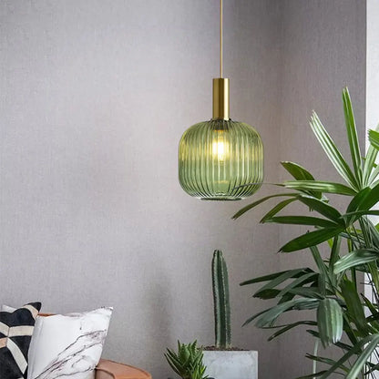Decorbites™ Glas Farbige LED Anhänger Licht Kronleuchter für Heim Wohn- und Esszimmer Dekoration