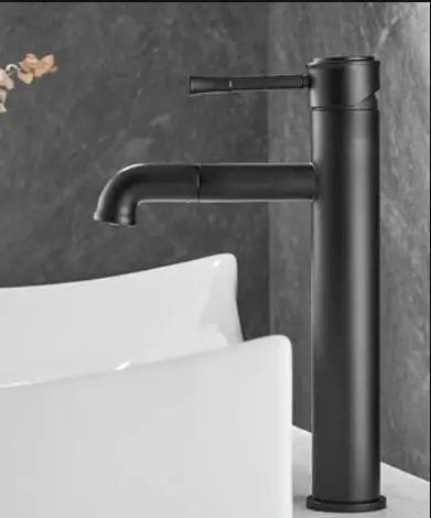 DecorBites™ Bronze Basin Faucet: Hot & Cold Brass Sink Faucet, Rotating Mixer Tap