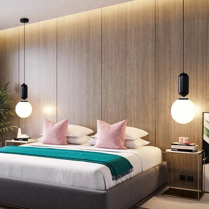 DecorBites™ LED Glass Ball Pendant Lights for Home Decor Lighting