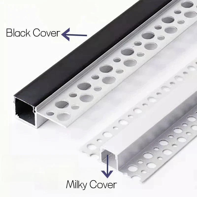 DecorBites™ 1M Frameless Embedded LED Aluminum Profile for Linear Strip Lights