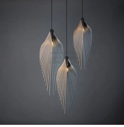 DecorBites™ Designer Flying Wing Shape LED Chandeliers | Modern Living Room Pendant Lamps