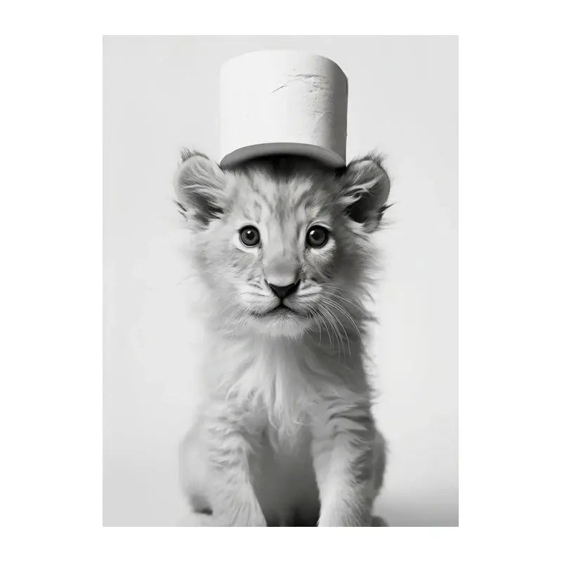DecorBites™ Funny Animals Canvas Wall Art for Bathroom Home