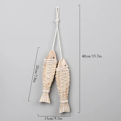 DecorBites™ Coastal Wooden Lighthouse & Ship Model for Mediterranean Home Decor