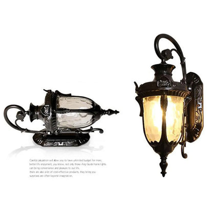 DecorBites™ Country Outdoor Wall Lantern for Restaurant Balcony Villa Door Waterproof Lights