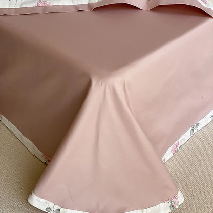 DecorBites™ Egyptian Cotton Print Bedding Set - Queen King Ru Size Sheets Pillowcases Blanket Cover