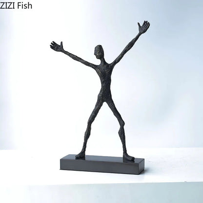 ديكور بايتس™ - منحوتة عشاق تجريدية، زينة مكتبية، ديكور منزلي، شكل جمالي