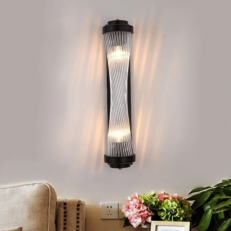 DecorBites™ Crystal Wall Lamp: Modern LED Indoor Lighting for Luxury Living Room, Bedroom, and Aisle