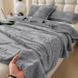 Decobites Chiffon Butterfly Jacquard Throw Blanket, Soft & Cozy Shawl for Couch/Bed