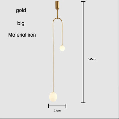 DecorBites™ Black & Gold Minimalist Iron Chandelier - Modern Nordic Design Lighting