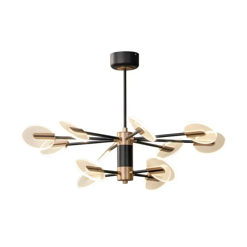 DecorBites™ Acrylic LED Ceiling Chandelier: Modern Nordic Design for Luxury Living Room and Bedroom Lighting