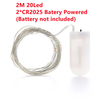 أضواء خرافية من الأسلاك النحاسية لديكور بايتس™ لحفلات الزفاف على شكل شجرة عيد الميلاد