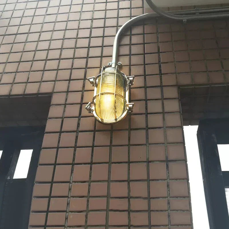 Lámpara de pared industrial exterior Decorbites™ impermeable LED para porche jardín balcón