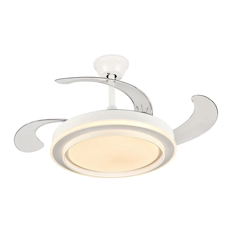 مروحة سقف DecorBites™ مقاس 42 بوصة مزودة بإضاءة LED وجهاز تحكم عن بعد