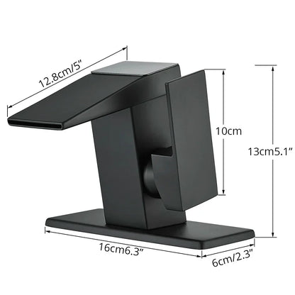 DecorBites™ LCD Digital Basin Faucet, Brass Kitchen Sink Mixer Tap, Hot Cold Display