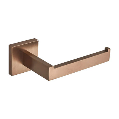 DecorBites™ Gold Square Paper Holder Bathroom Accessory