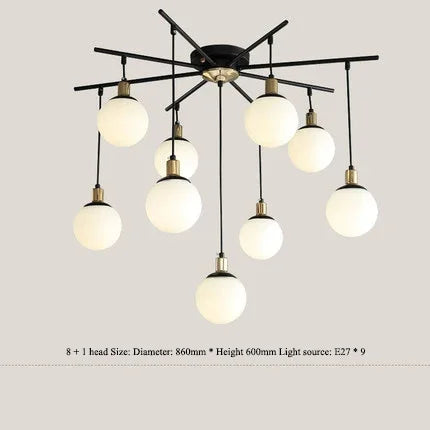 ثريا DecorBites™ المصنوعة من جزيئات كرات الزجاج الفني لغرفة المعيشة، وغرفة الأطفال، وغرفة الدراسة، وديكور المنزل