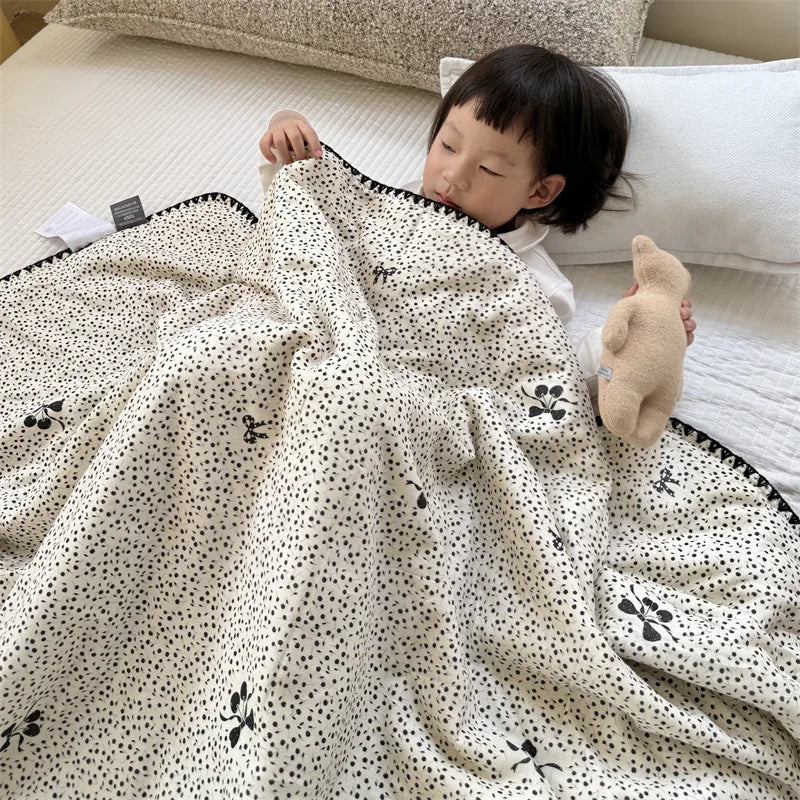 DecorBites™ Kids Cartoon Printed Cooling Summer Blanket - Soft Lightweight Comforter