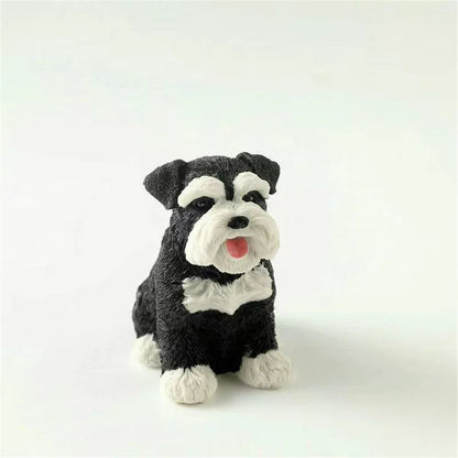 DecorBites™ Dog Sculpture for Home Decor - Lifelike Resin Pup Figurine Craft