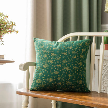 DecorBites™ Christmas Plaid Cushion Cover - Festive Holiday Decor Pillow Case