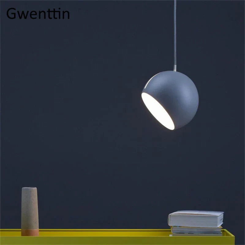 Lámpara colgante de bola de oro Decorbites™: Lámpara LED colgante nórdica moderna para la decoración del hogar