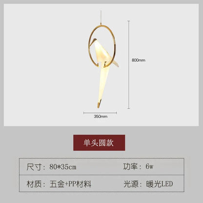 DecorBites™ Bird Design LED Hanging Chandelier for Dining and Living Spaces