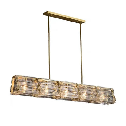 DecorBites™ LED Glass Pendant Light Dimmable Chandelier Kitchen Island Decor