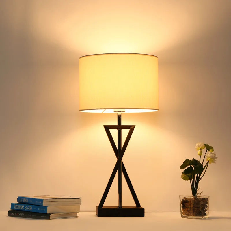 DecorBites™ Iron Table Lamp: Nordic Style for Living Room, Bedroom, Hotel Decor