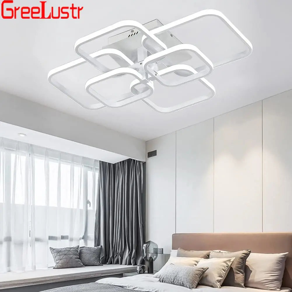 Lámpara de techo cuadrada LED DecorBites™ para sala de estar y dormitorio