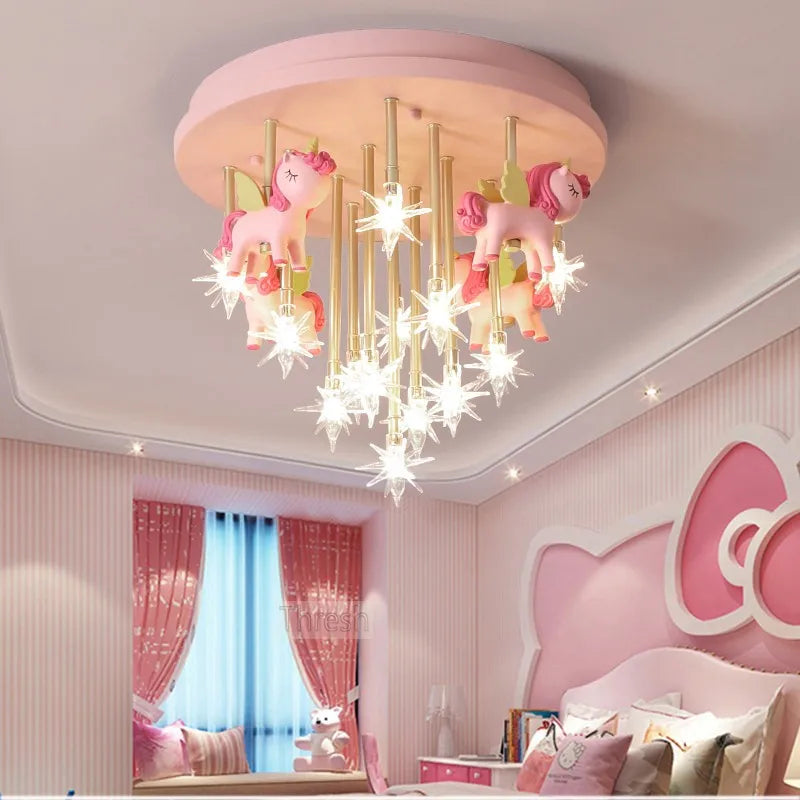 DecorBites™ Anime Animal Ceiling Light for Kids' Room Decor