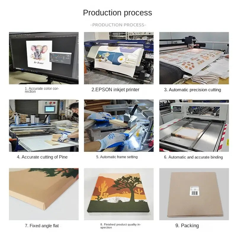 DecorBites™ Abstract Orange Leaf Posters Set - Boho Home Wall Art