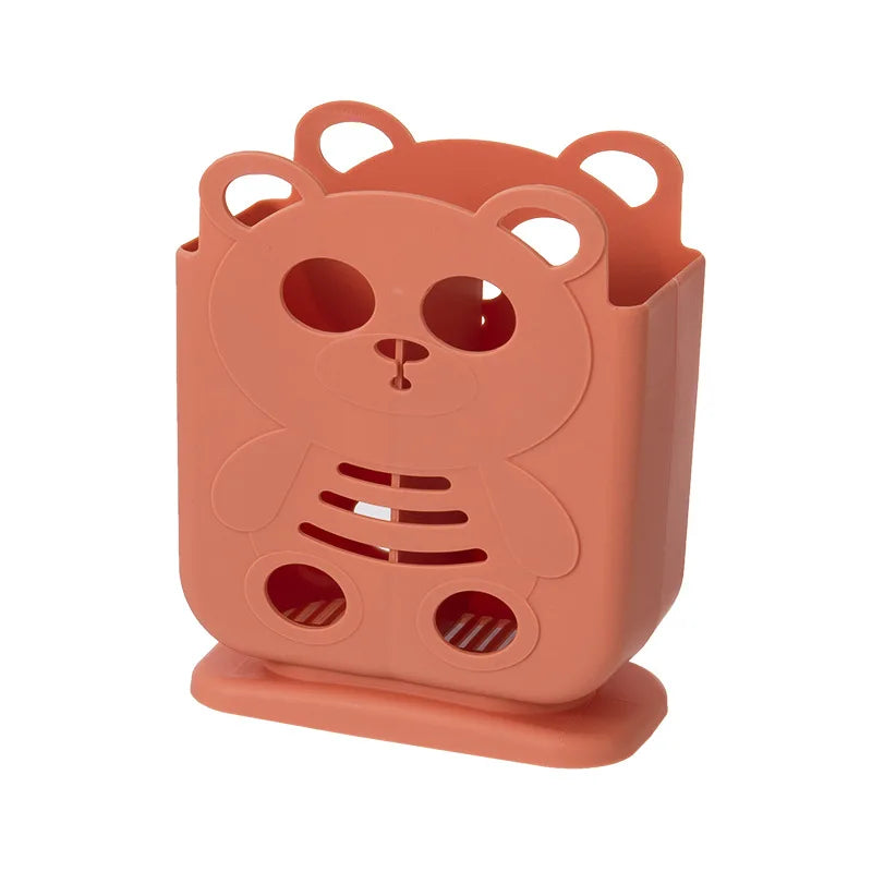 DecorBites™ Cutlery Organizer Stand for Kitchen Storage and Drainage