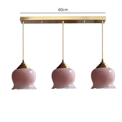 DecorBites™ Glass Copper Led Pendant Light: Nordic Modern Loft Decor for Bedroom, Kitchen, Bar